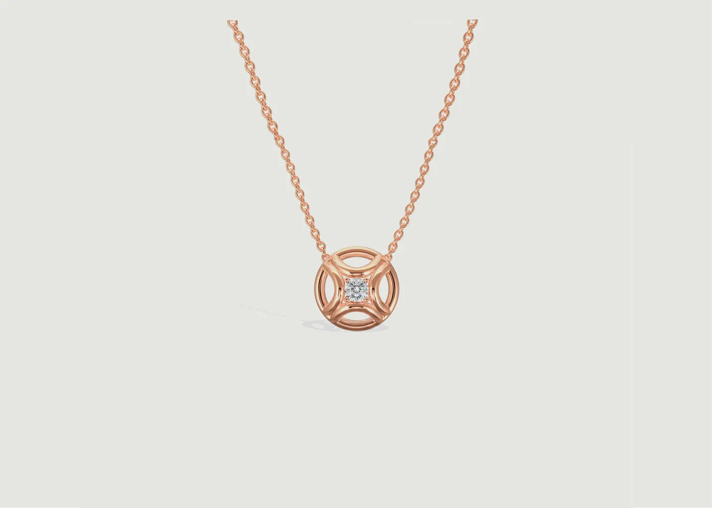 Collier pendentif Perpétuel.le 0.25ct Loyal.e