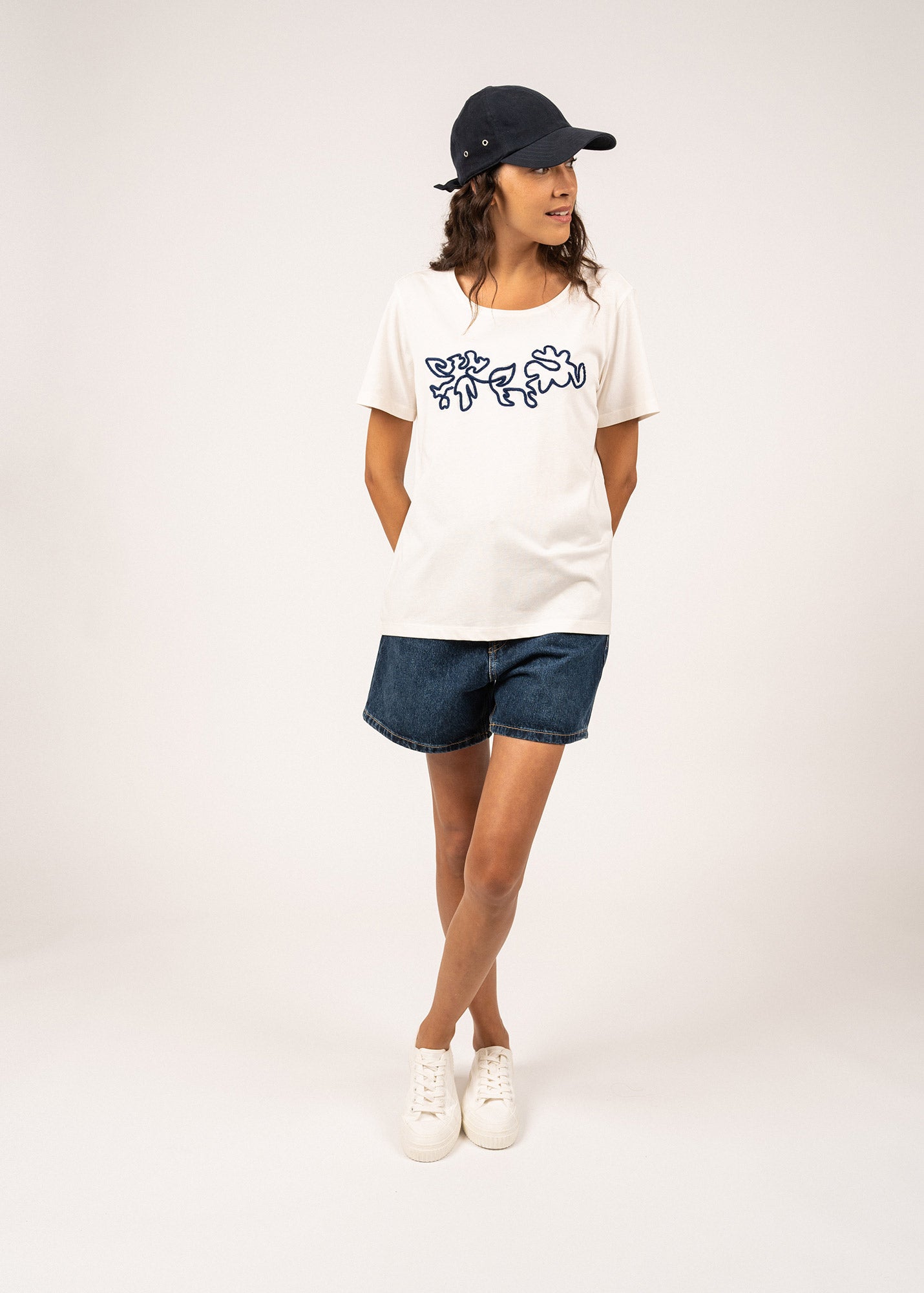 T-shirt à motif floral Sandy