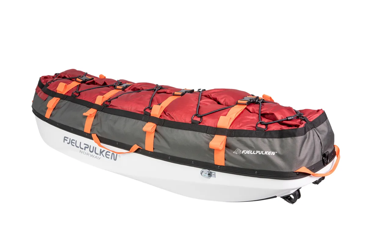 Fjellpulken Touring 145 M/Std Drag Og Touring Sele Red