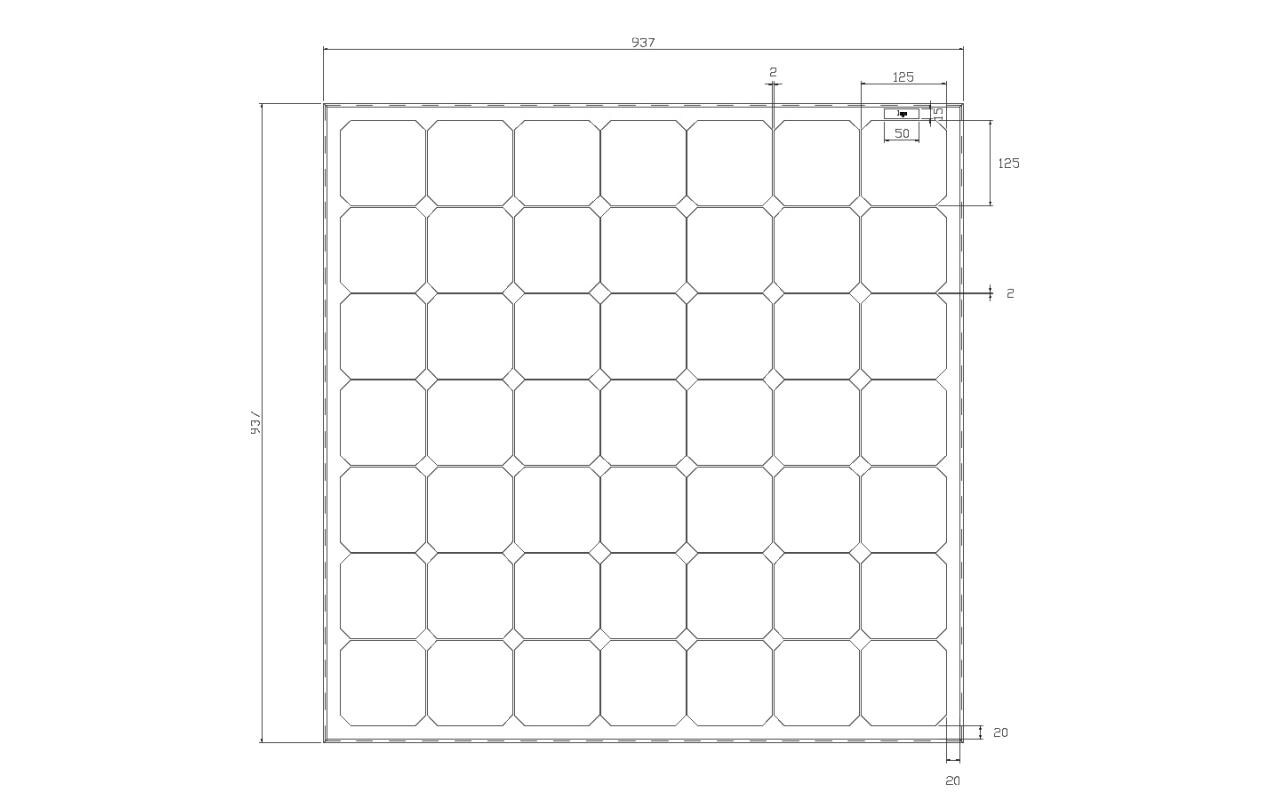 Solarpanel WS190SPS 190 Wp<br>190 W Solarmodul