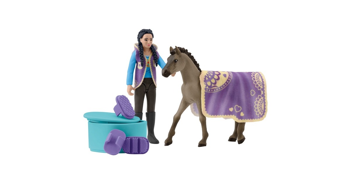 SchleichHorse Club - Schoonheidsset met Kim speelset  (42753)