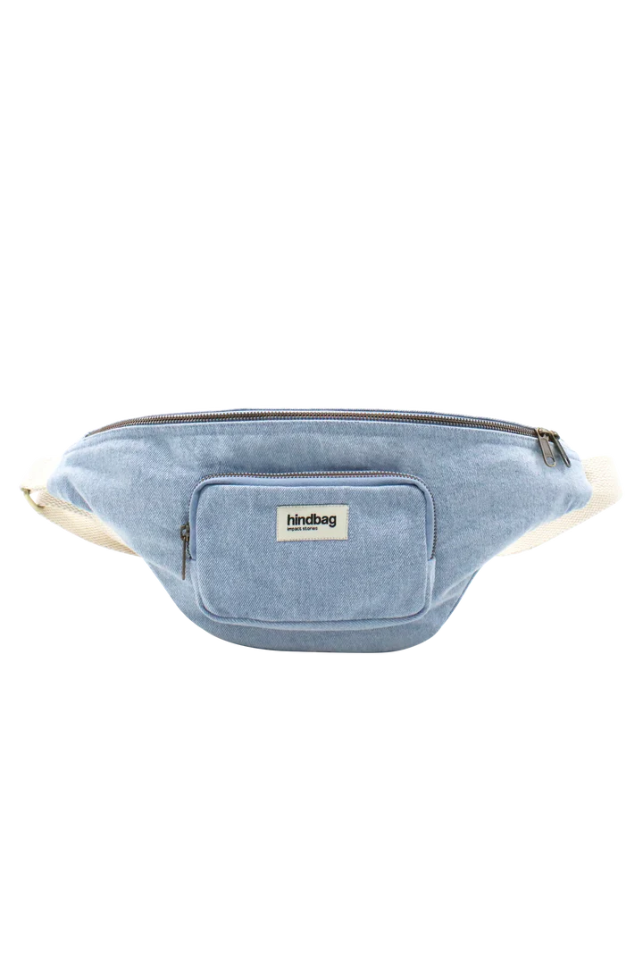 Sac banane XL Sofia Denim Bleu