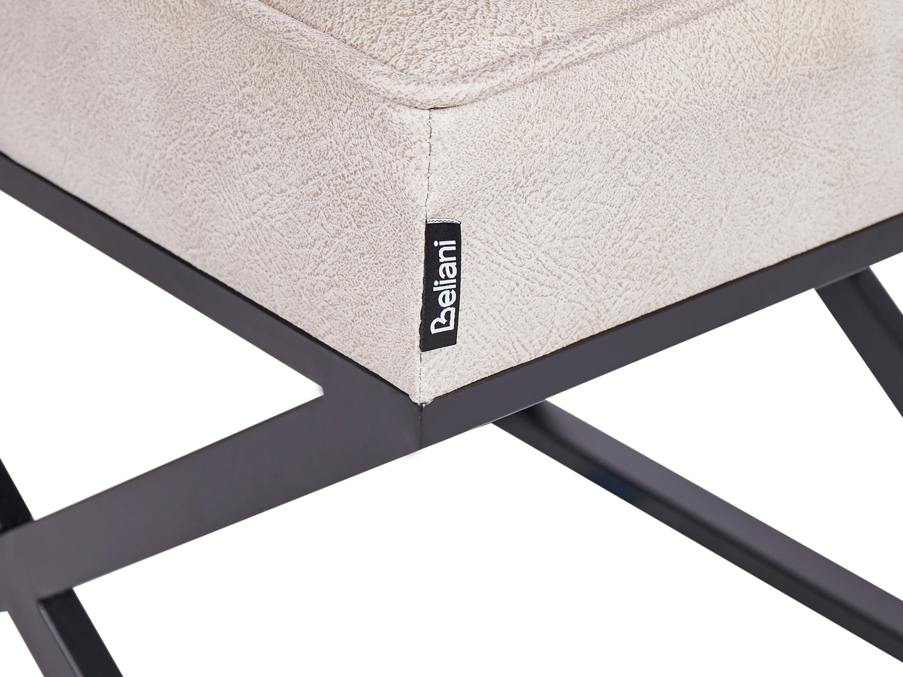 Hocker MURDO Kunstleer Beige