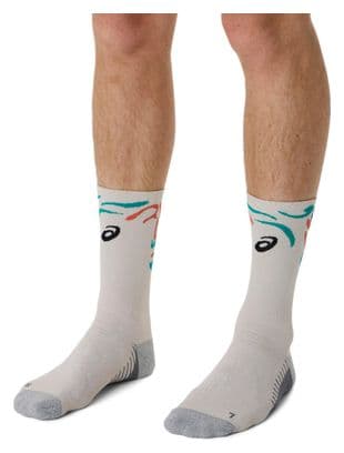 Chaussettes Asics Performance Run Crew Beige
