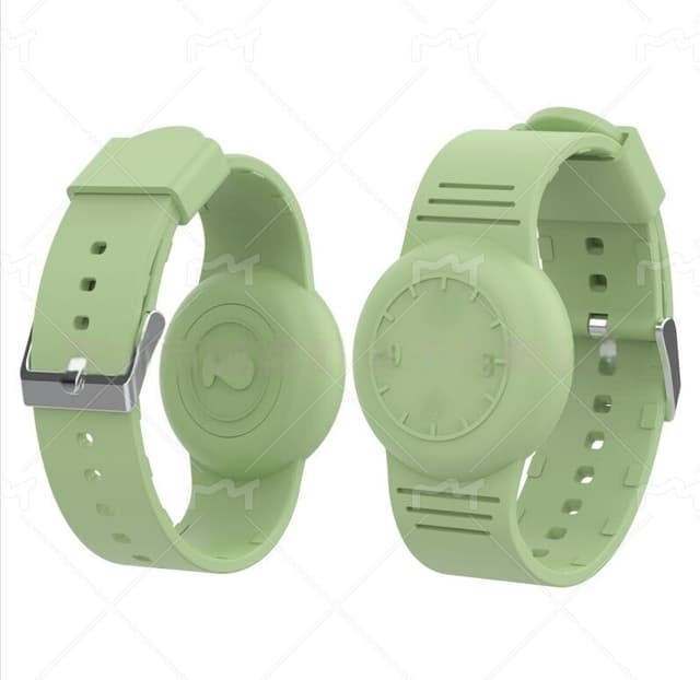 Silikone AirTag Armbånd Beskyttelsesetui Blå