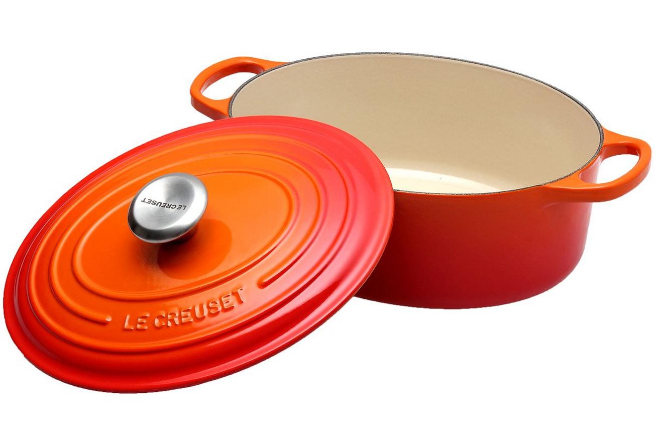 Le Creuset braadpan - cocotte ovaal 27cm, 4,1L oranje
