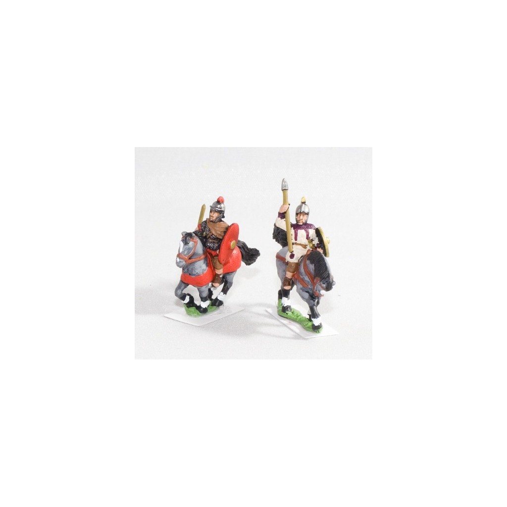 Late Imperial Roman: Light cavalry with javelin & shield