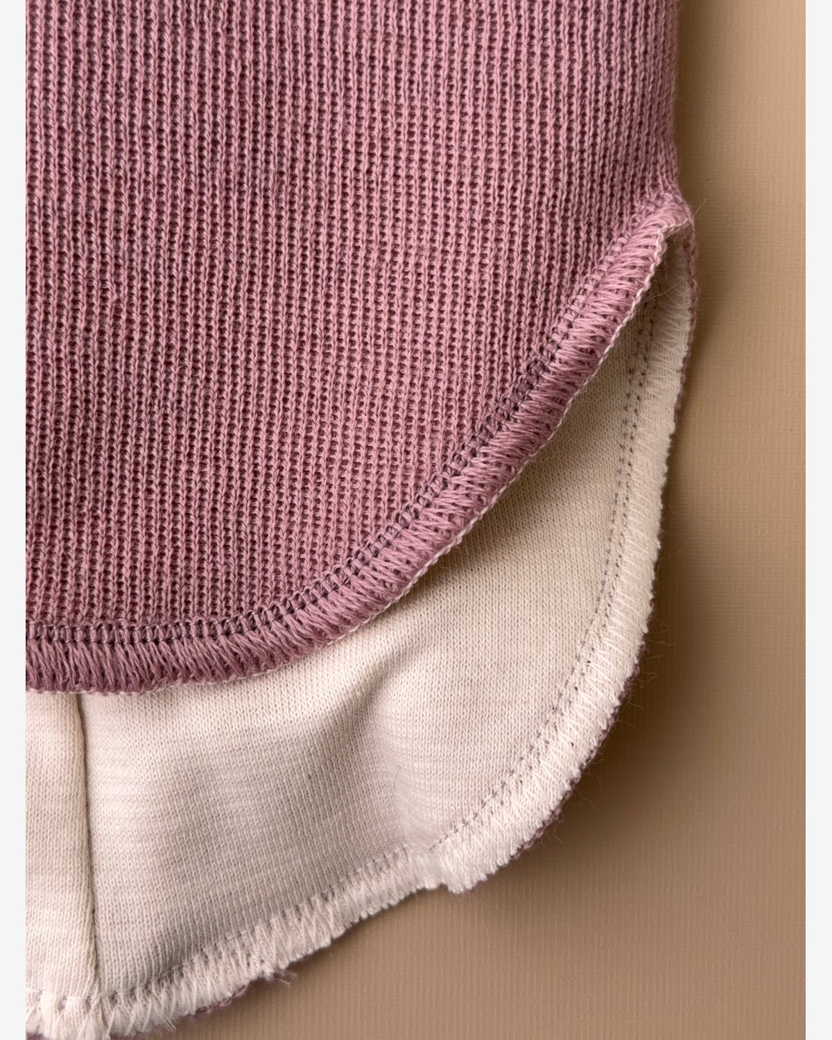 Balaclava Ull m/ Bomullsjersey fôr og Vindstopper | Ubehandlet Ull