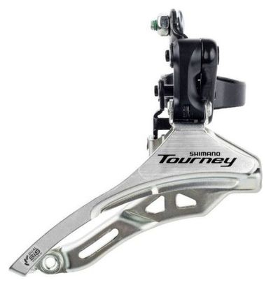 SHIMANO Dérailleur Avant 3 X 6/7 Vitesses 3 X 6/7V Tourney Fd-Ty300 Down Swing/Top Pull - High Clamp