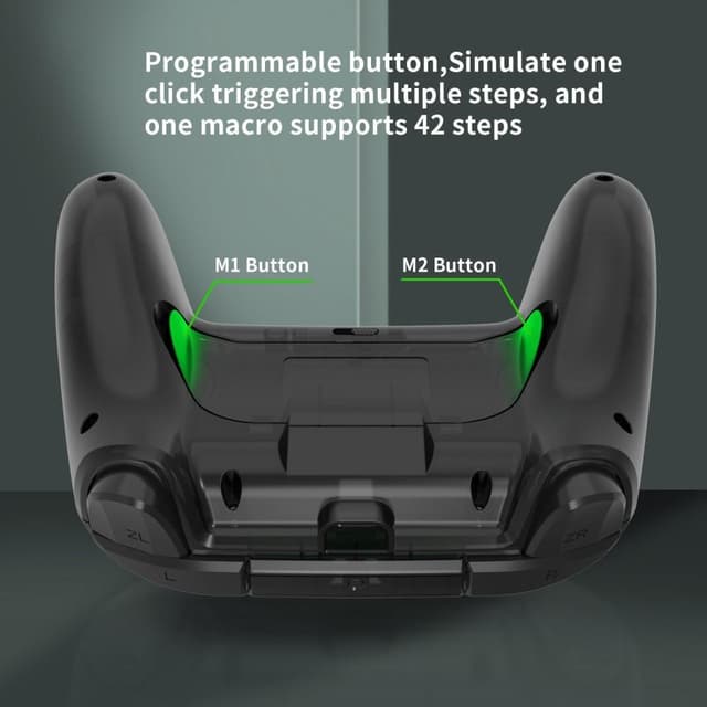 Trådløs spilcontroller kompatibel med Nintendo Switch/Lite/OLED/PC/Steam Deck