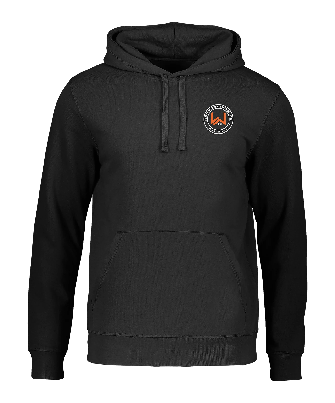 Wontorriors FC Fan Hoody Schwarz FC002