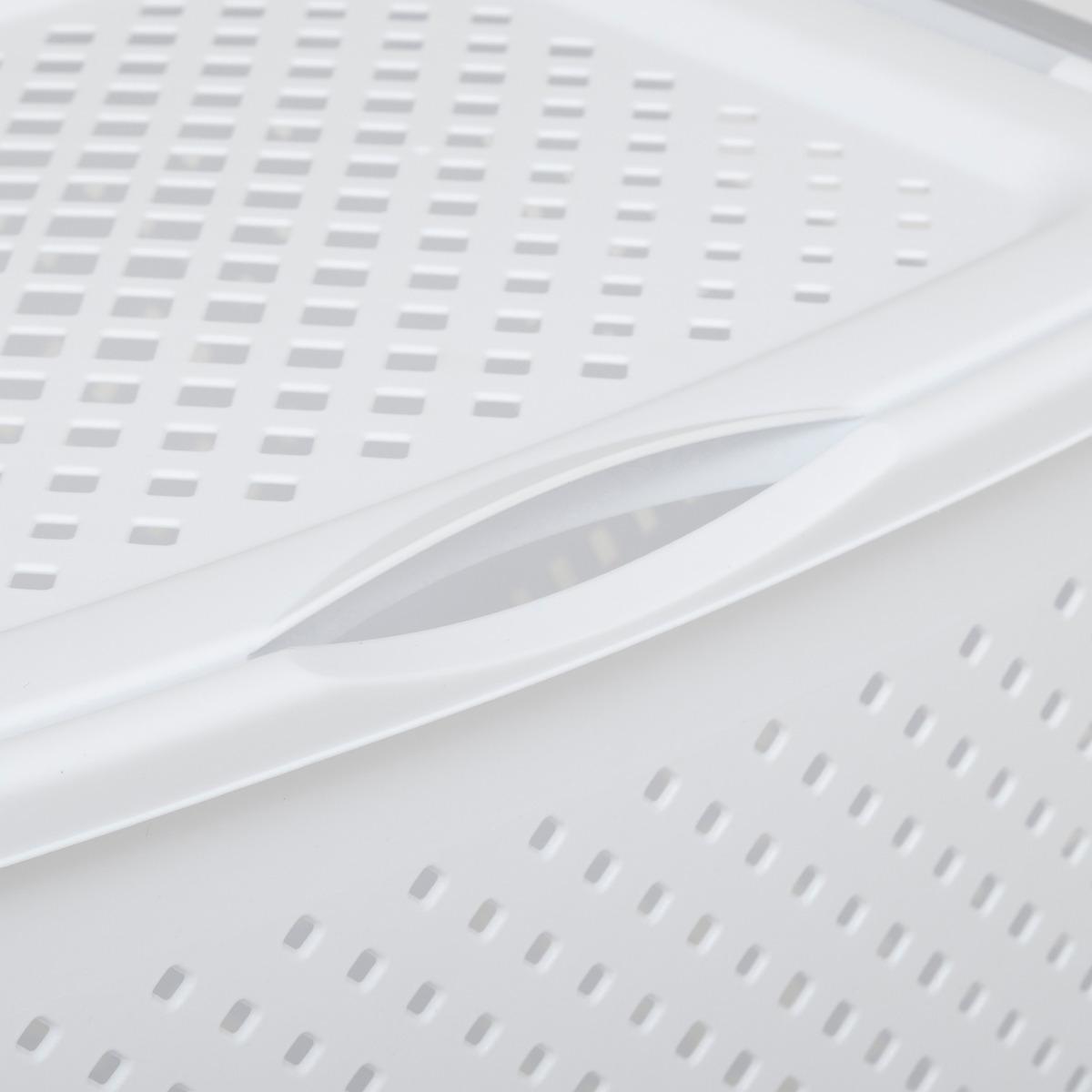 COFFRE A LINGE 55L BLANC