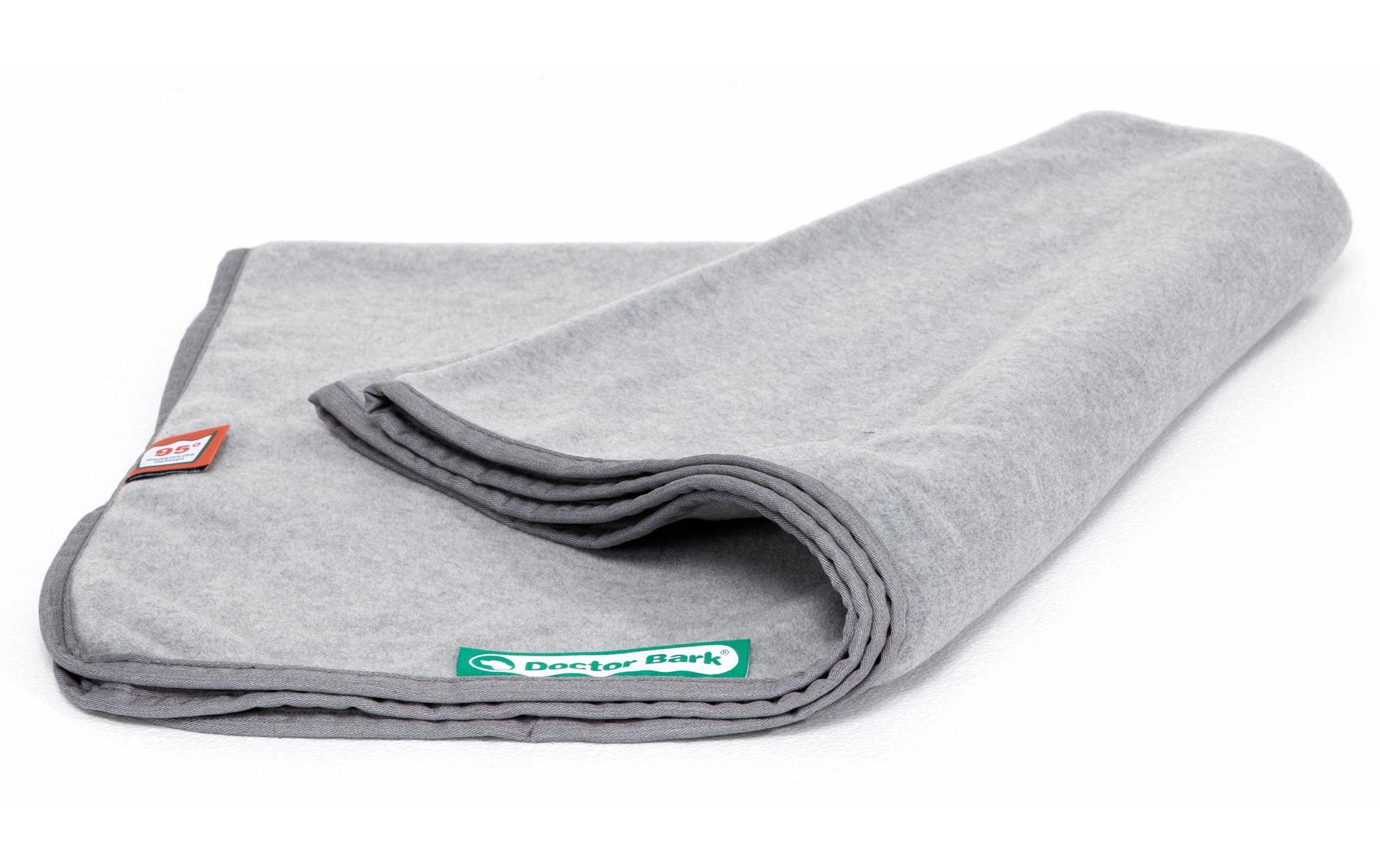 Hunde-Decke Fleece M Hellgrau, 100 x 70 cmKuscheldecke für Hunde