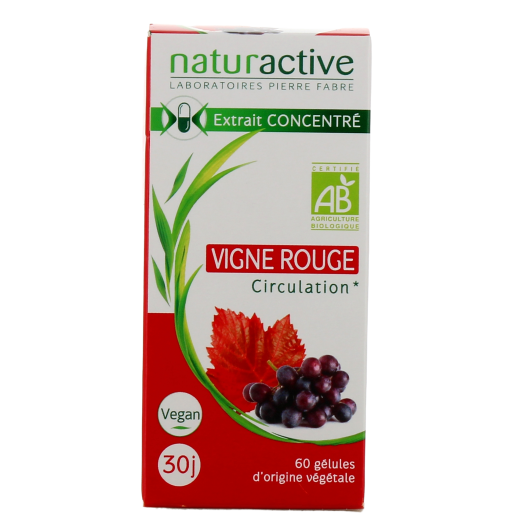 Naturactive Vigne Rouge Bio - Circulation Sanguine