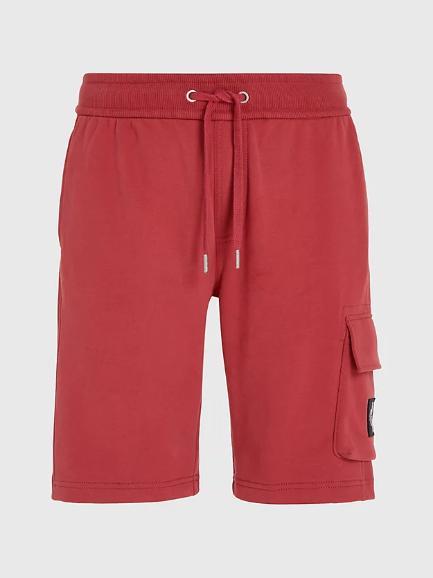 calções de moletom cargo Terry