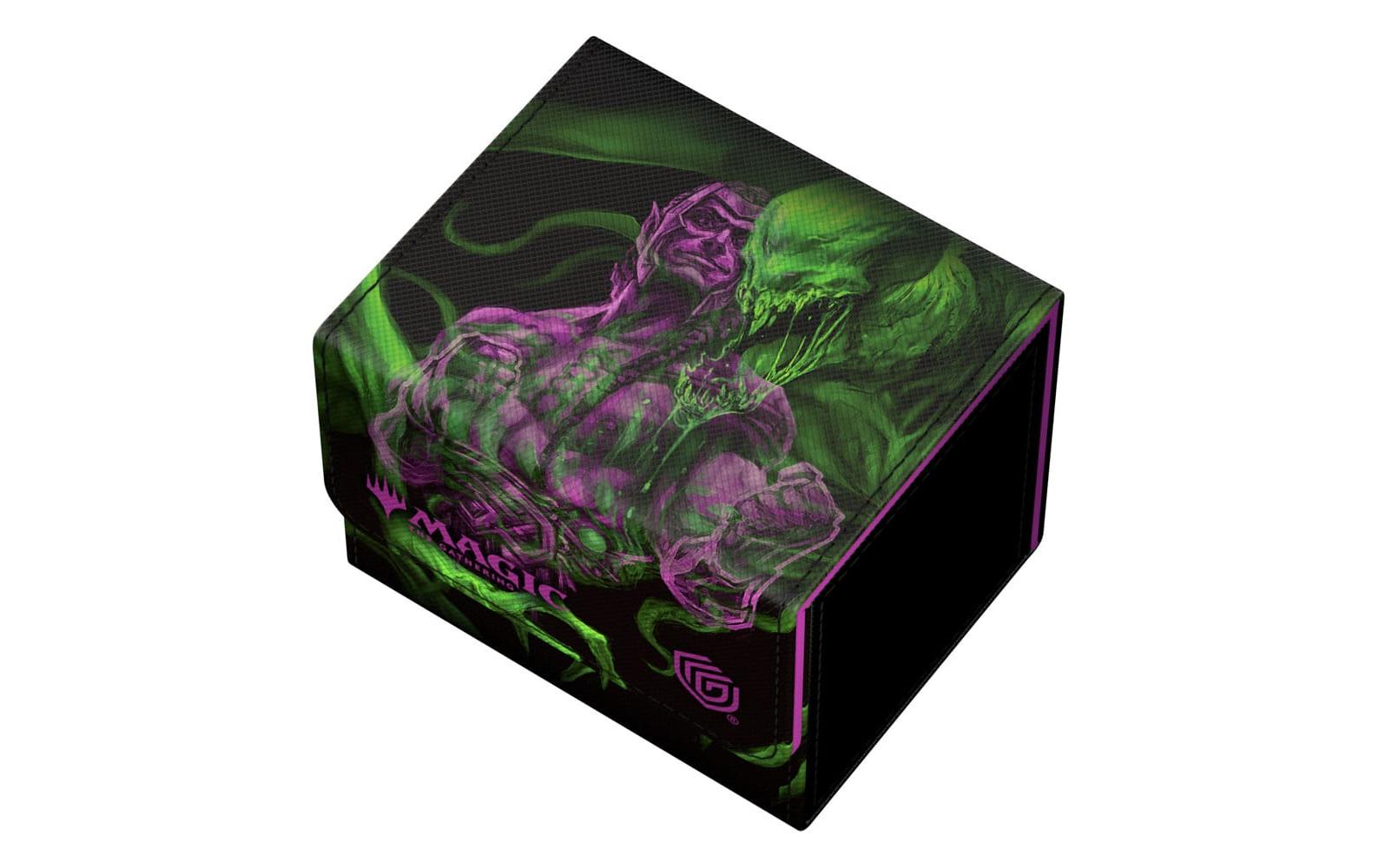 Kartenbox Sidewinder 100+ Xenoskin Duskmourn TyvarZur Aufbewahrung von Sammelkarten in Standardgrösse