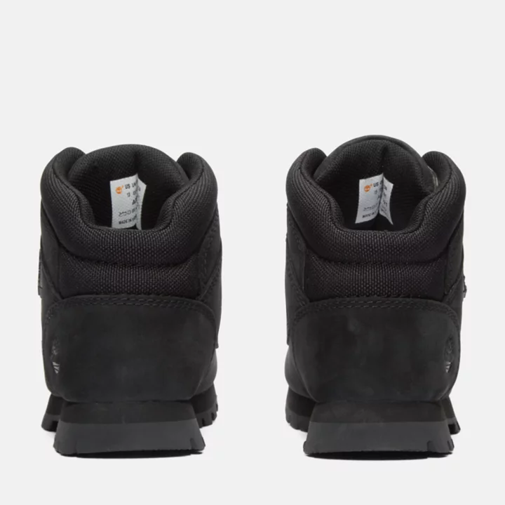 Bota de caminhada Euro Sprint para crianças na cor preta monocromática