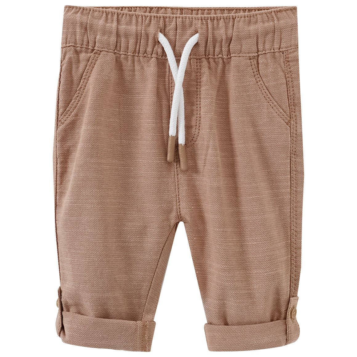 Topomini Baby Hose zum Umkrempeln hellbraun