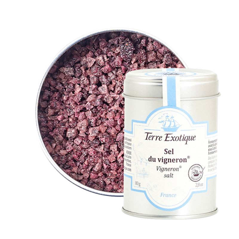 Sel du Vigneron au vin rouge
