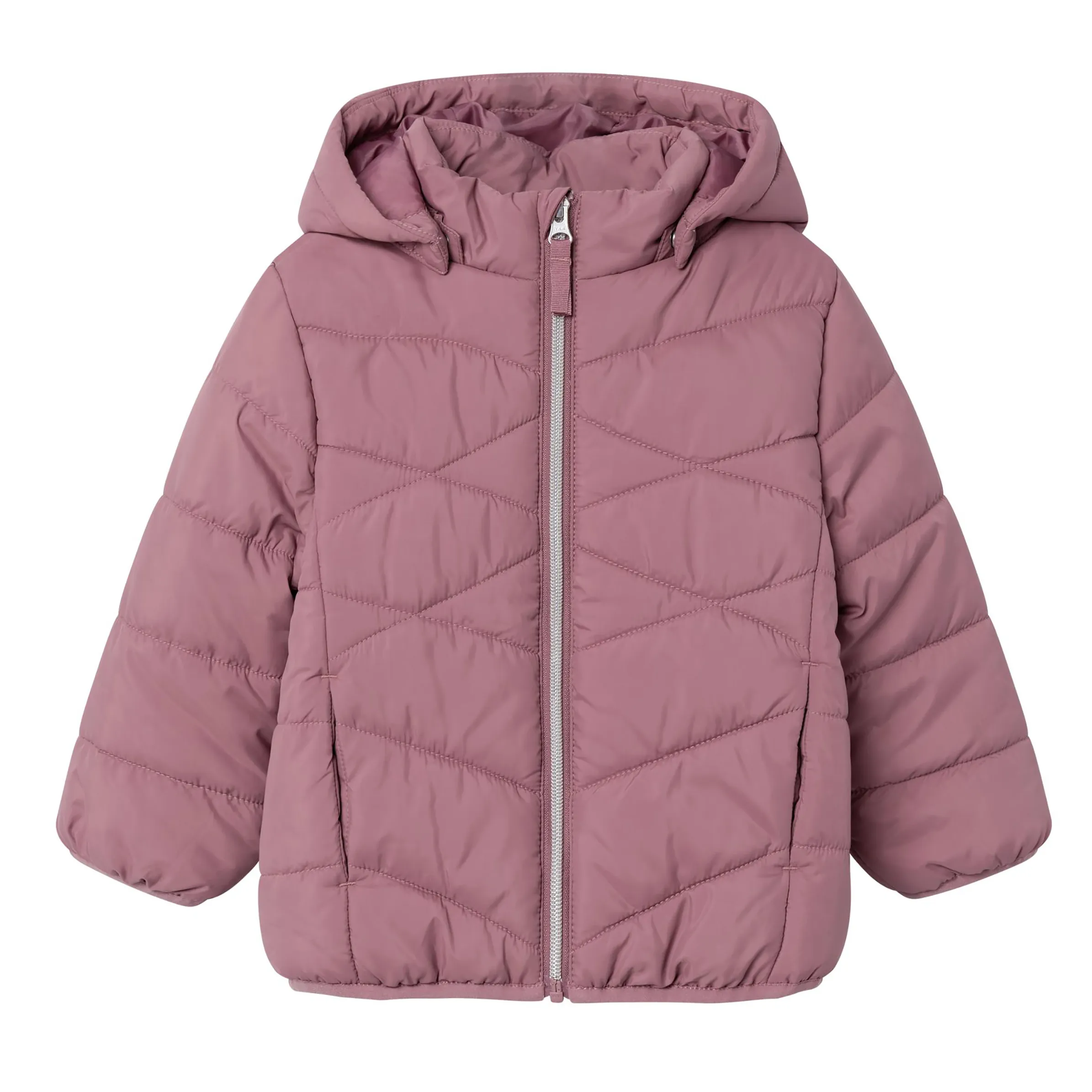 Mädchen Steppjacke mit abnehmbarer Kapuze