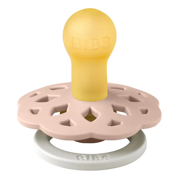 Bibs Tétines phosphorescentes en caoutchouc naturel Bohème - Set de 2 | Blush