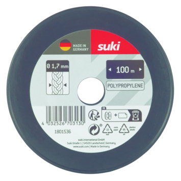 Suki metselkoord groen/wit 1,7MM X 100M