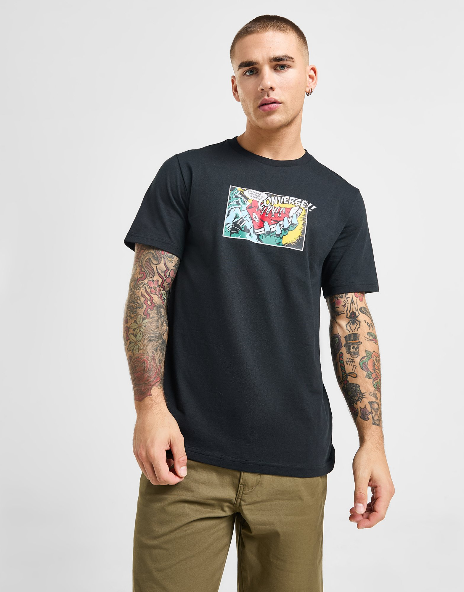 Converse T-shirt Box Graphic Homme