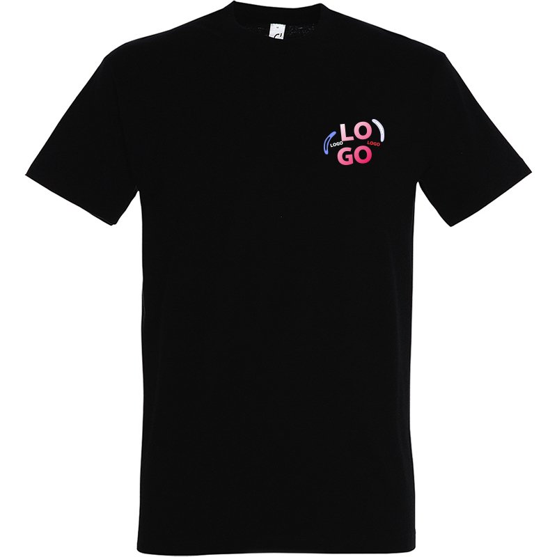 T-shirt mixte manches courtes publicitaires Sol’s - 190 g/m² - marquage multicolore