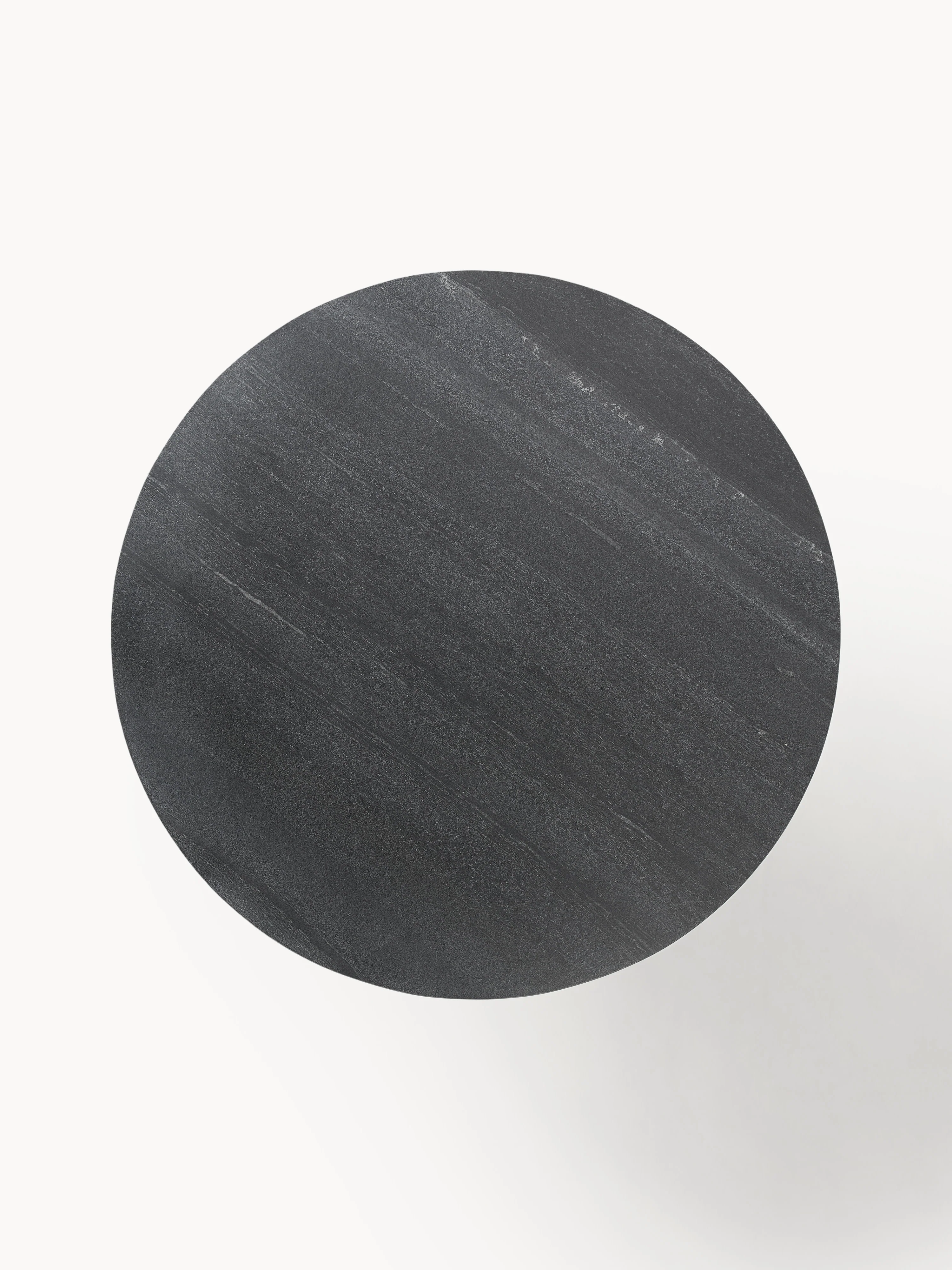 Ronde eettafel Nelly met marmeren tafelblad, Ø 115 cm