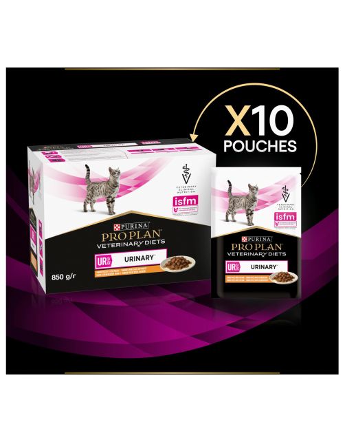 Pro Plan Veterinary Diets Feline Ur Urinary 10x85 g - Kattenvoer