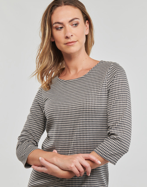 Only - ONLBRILLIANT 3/4 CHECK DRESS  JRS - Noir