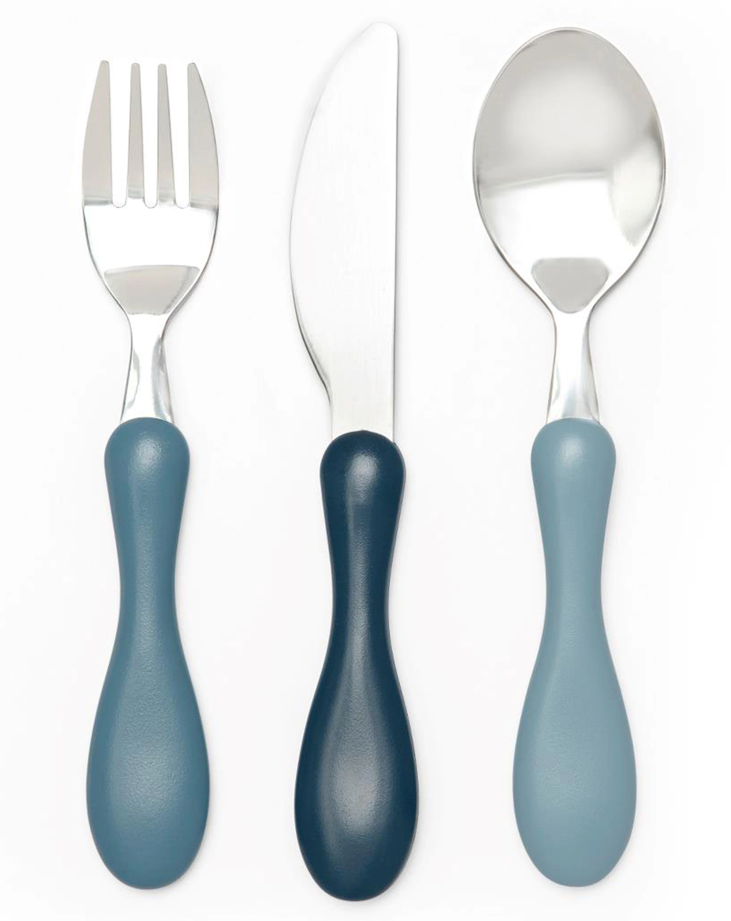 Kinderbesteck-Set LITTLE 3er-Set in powder blue