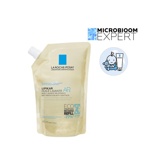 La Roche-Posay Lipikar Reinigingsolie AP+ Navulverpakking 400 ML