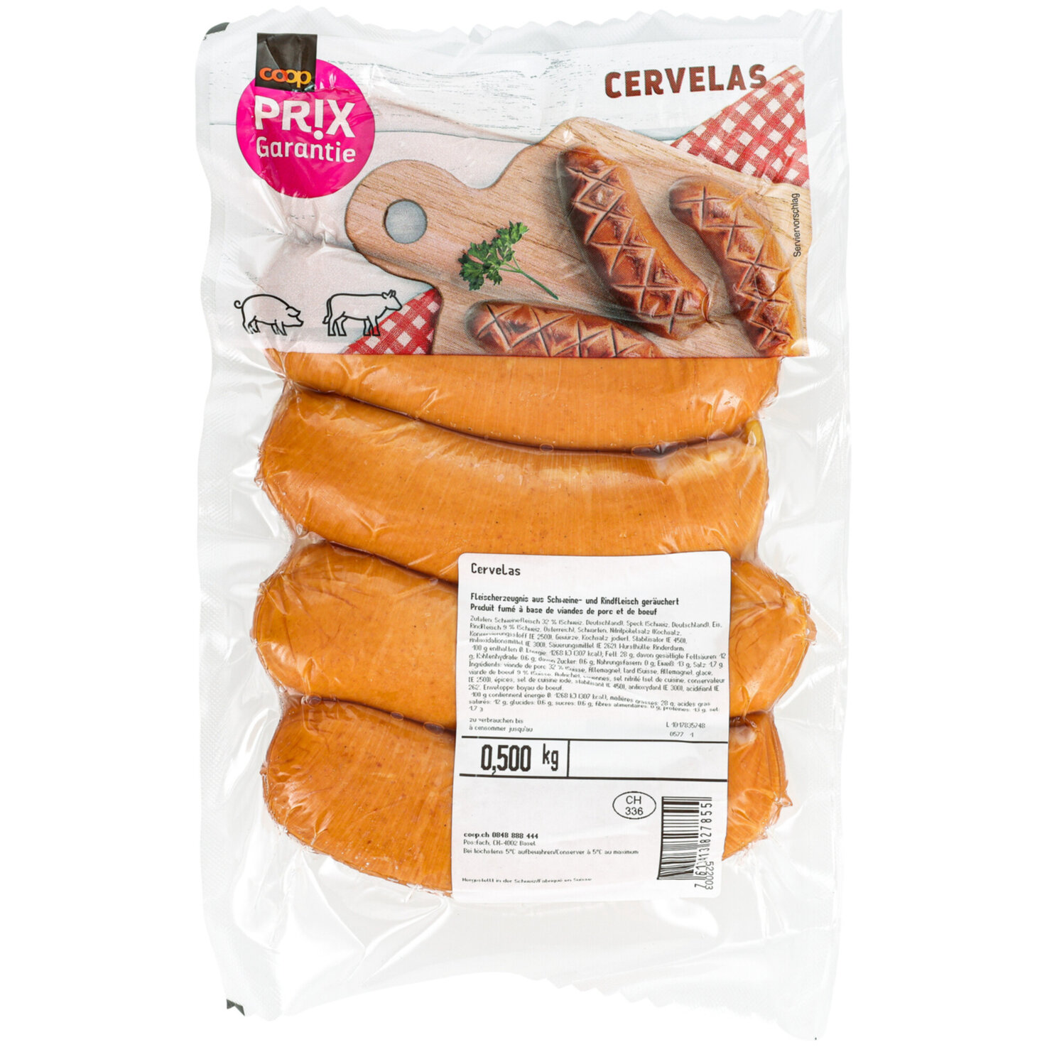 Prix Garantie Cervelas