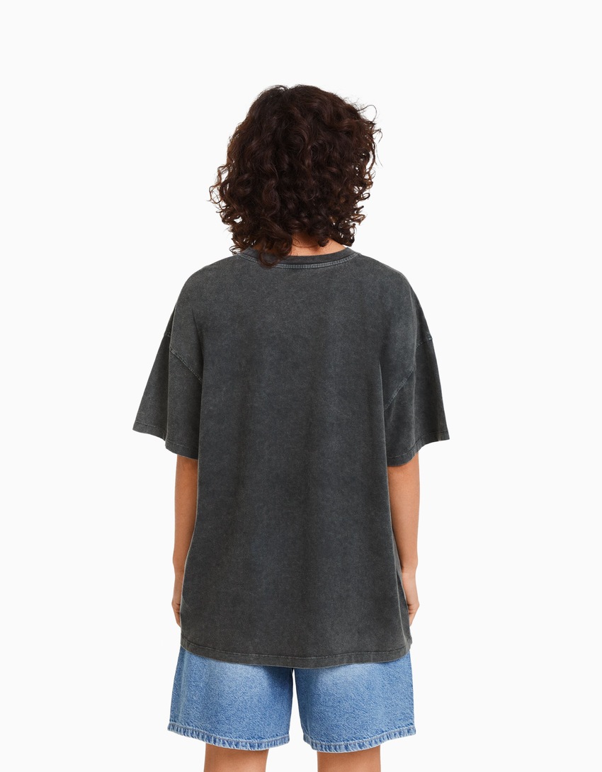 Camiseta de manga curta com estampa