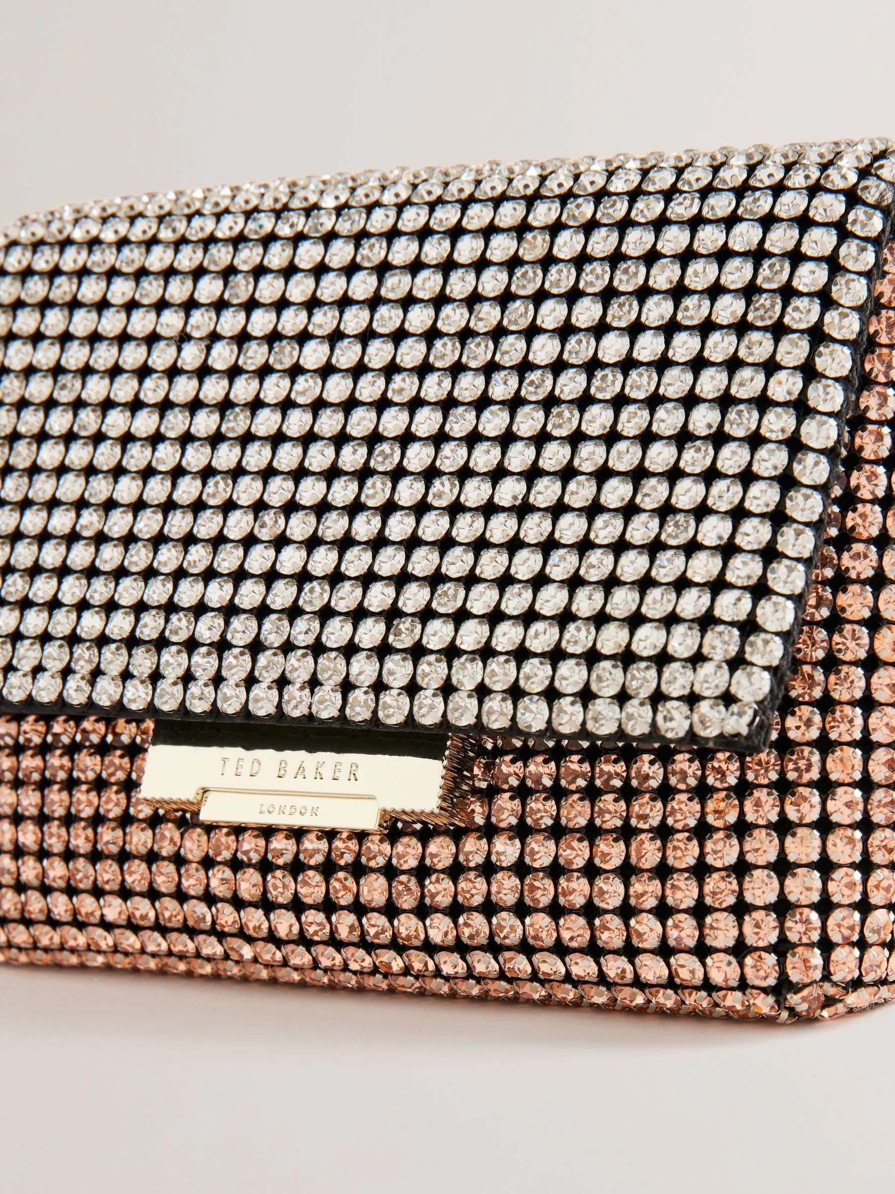 Metallic - Ted Baker Gliters-Crystal Mini Cross-Body Bag