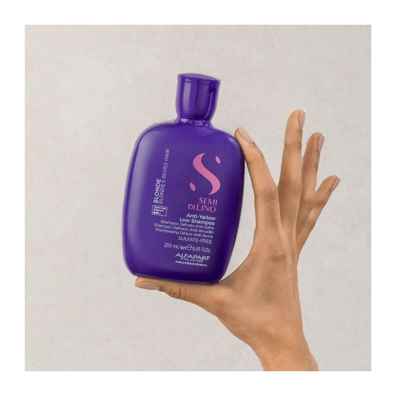 Shampooing anti-reflet jaune Blonde Semi Di Lino 250ml