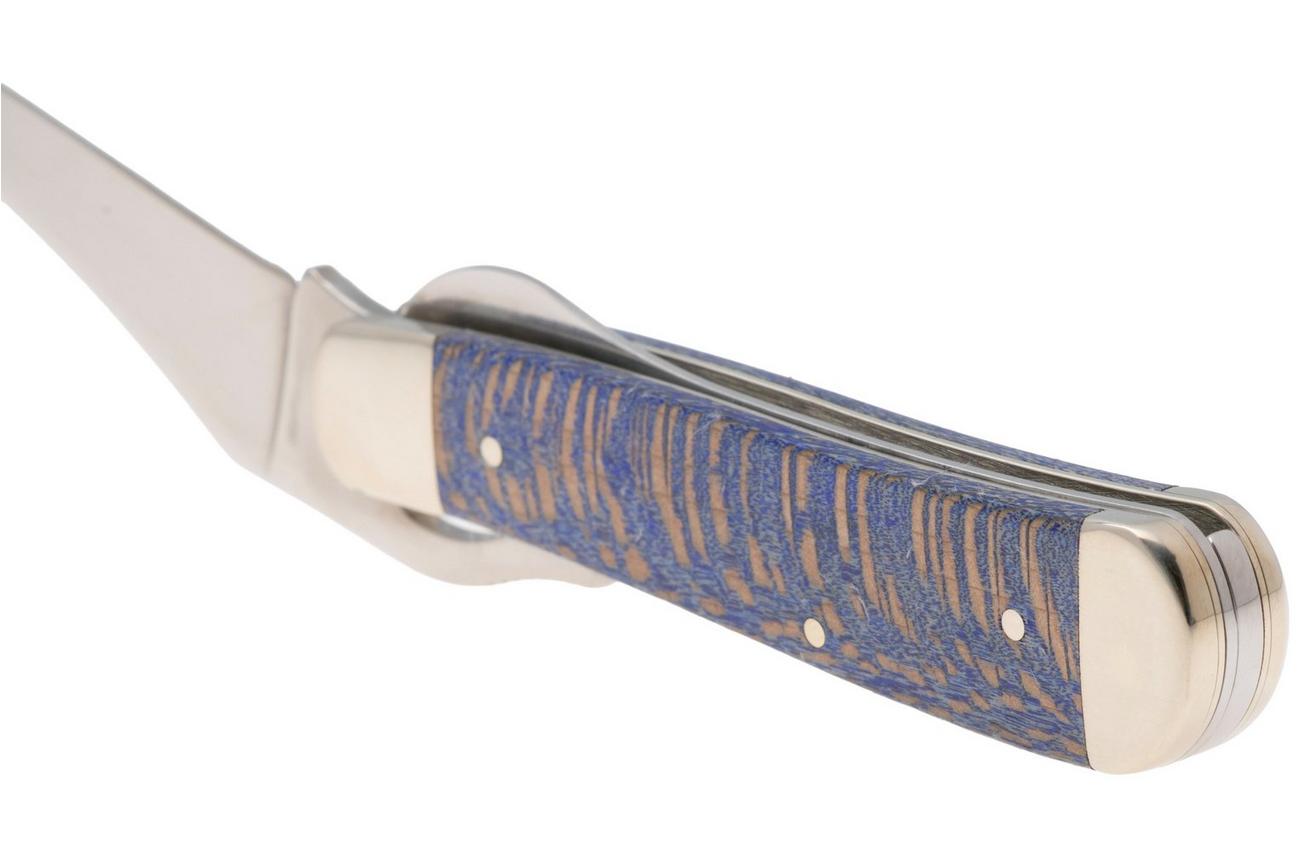 Case RussLock Smooth Blue Sycamore Wood, 63734, 71953L SS zakmes