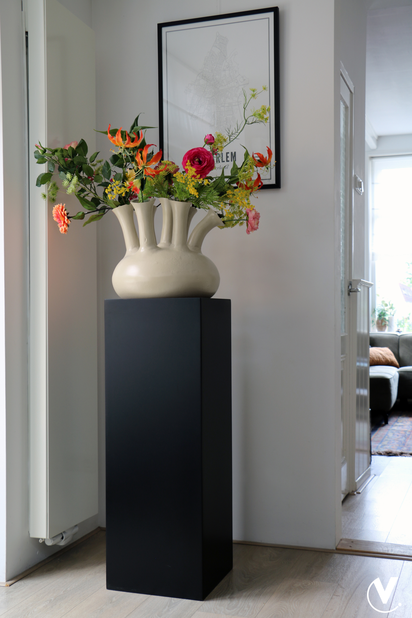 Plantenpot Pearl matte black