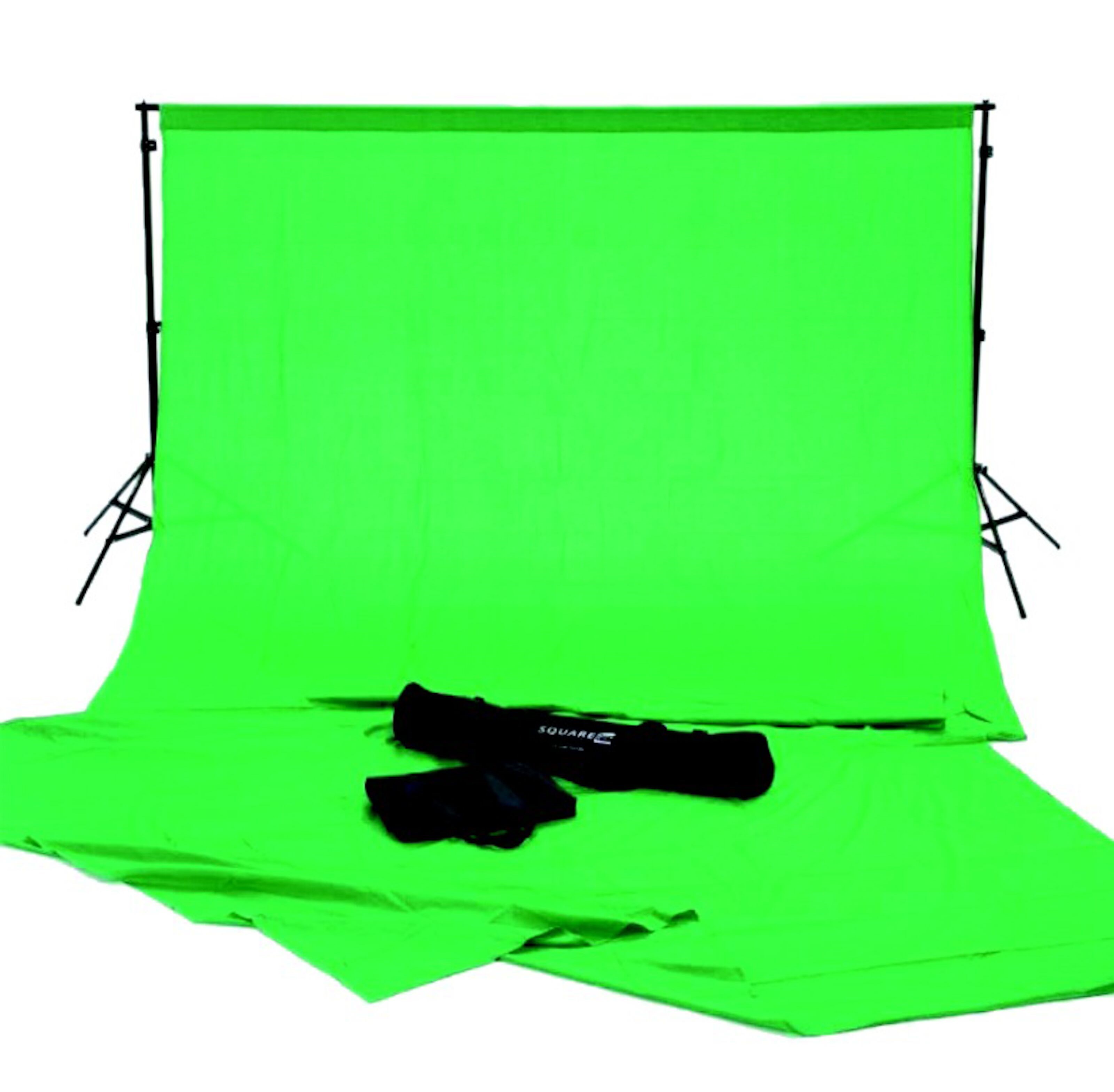 Greenscreen 2 x 3 m – med stativ