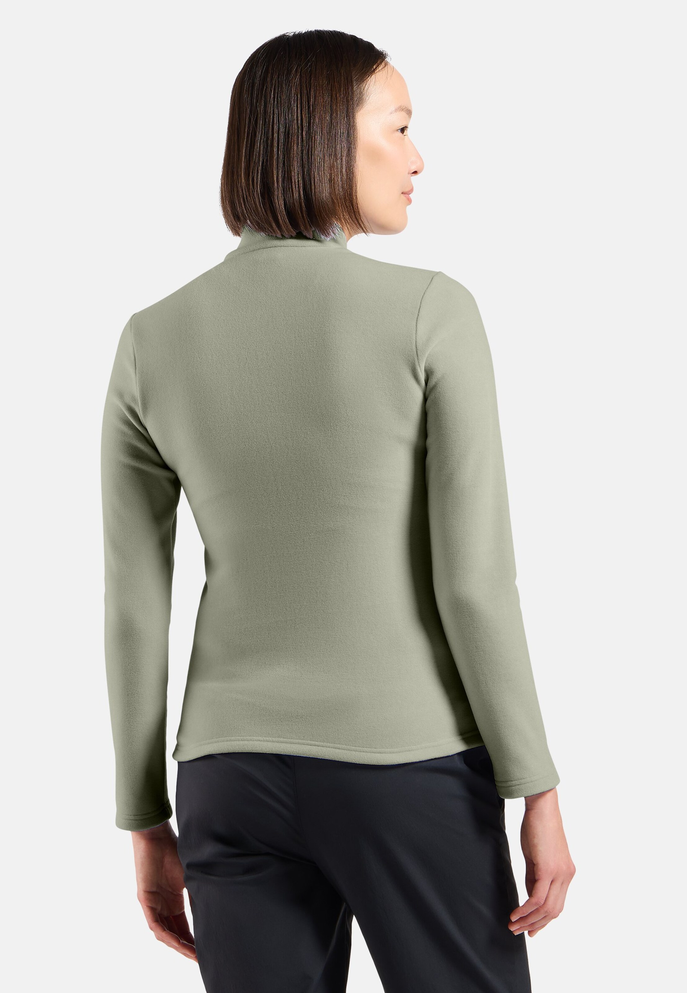 Damen Roy Mid Layer mit Halbreissverschluss in shadow