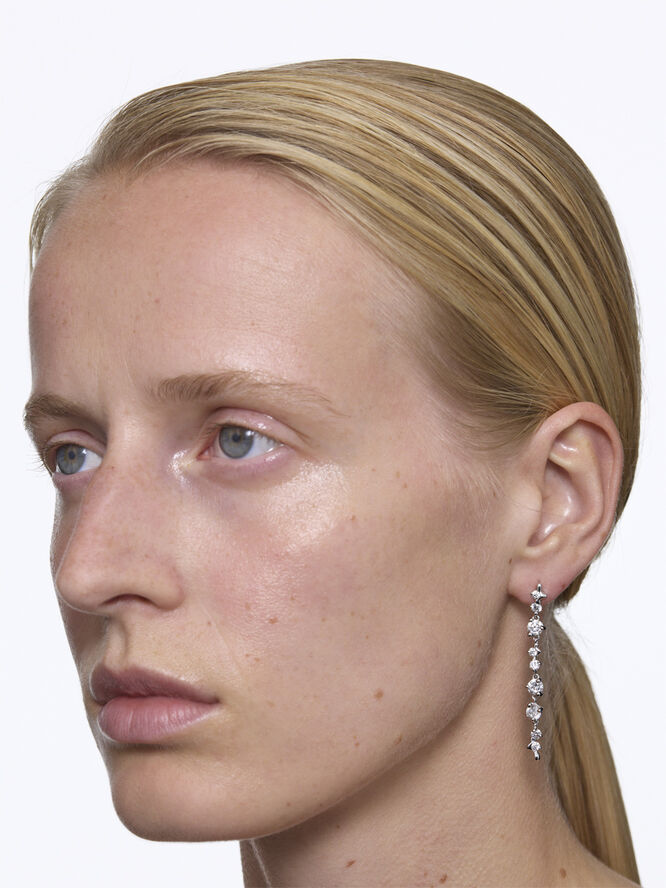 Maria Black Arctic Earring Large Silver Gold