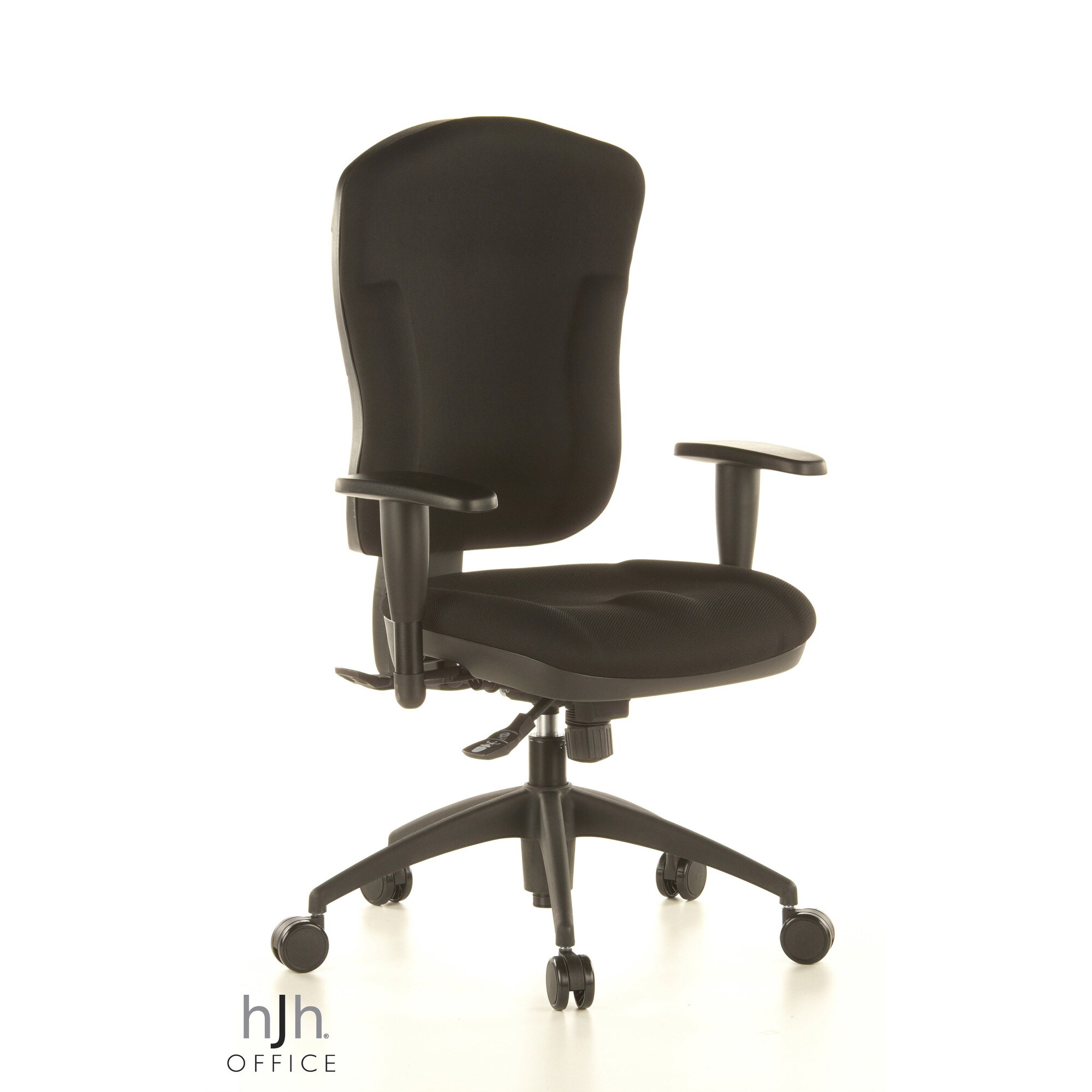 Profi Bürostuhl WELLPOINT 30 K2 Stoff mit Armlehnen (höhenverstellbar) Topstar