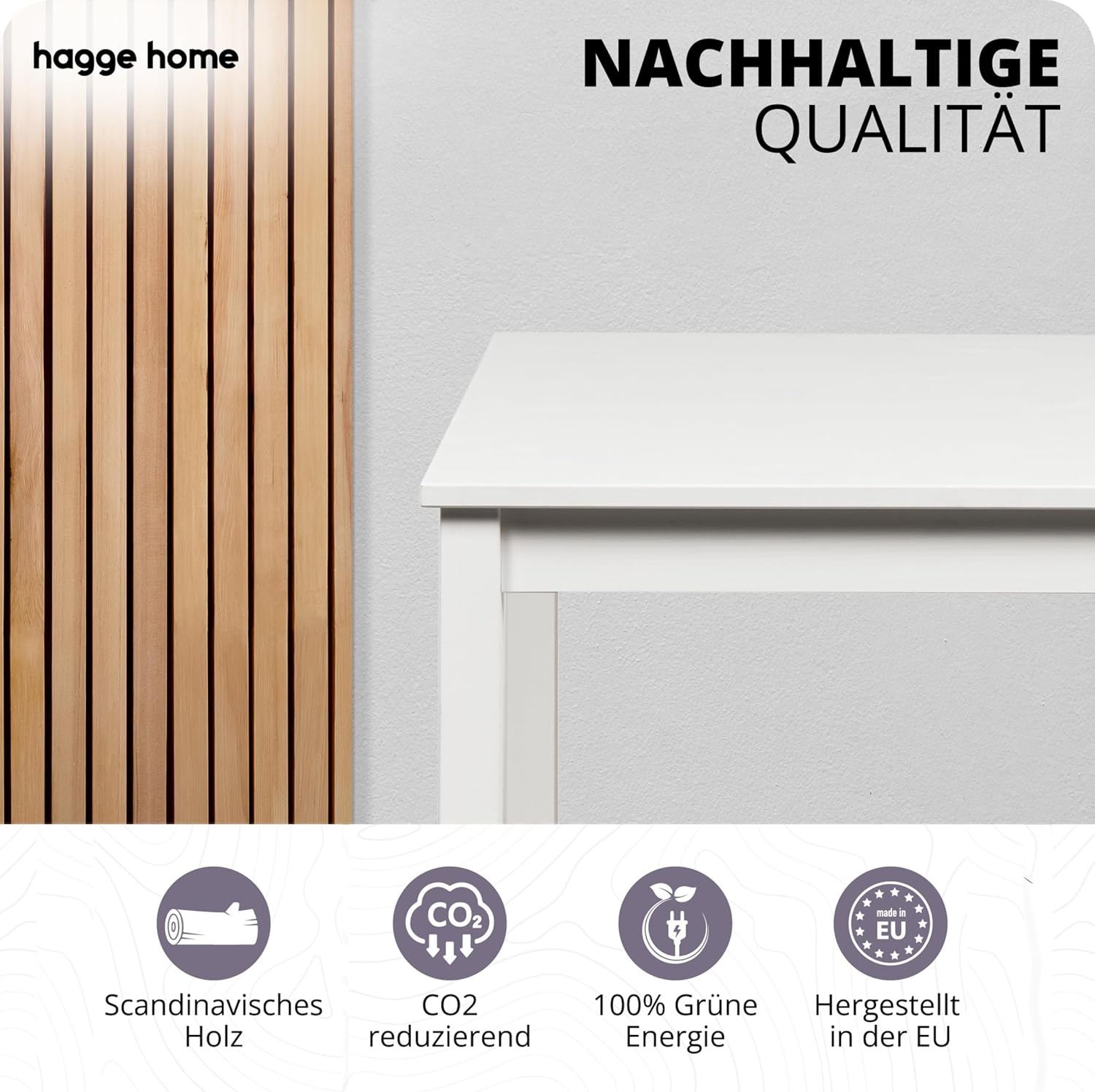 Skandinavisch Holz Tisch 68x68 Esstisch Küchentisch Schreibtisch Esszimmertisch Desk Homeoffice Kinderzimmertisch Esszimmertische Esstische Wohnzimmertisch Arbeitszimmertisch Klein Weiß