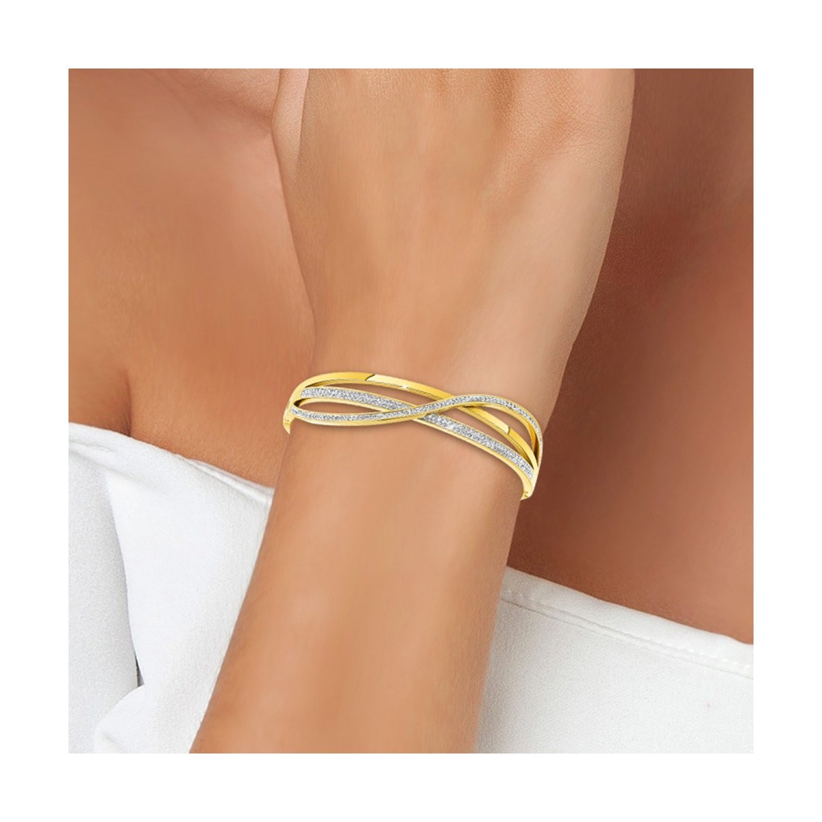 Bracelet en acier inoxydable par SC Bohème