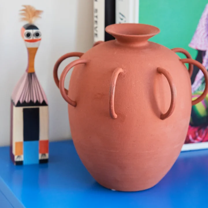 Hkliving - Objects Terracotta Vase, natural terracotta
