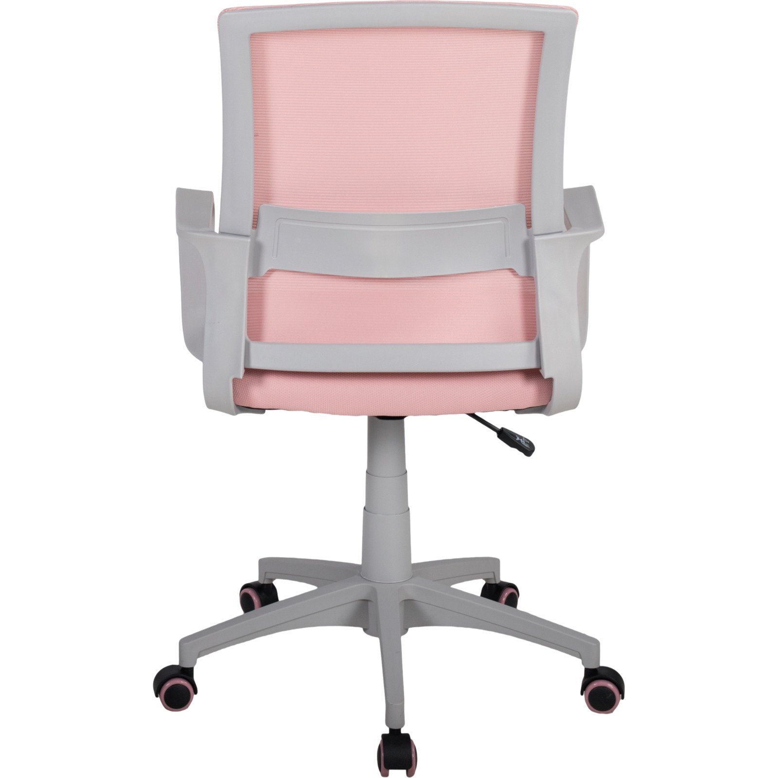 Bürostuhl Jonte Mesh rosa, Gestell grau, drehbar