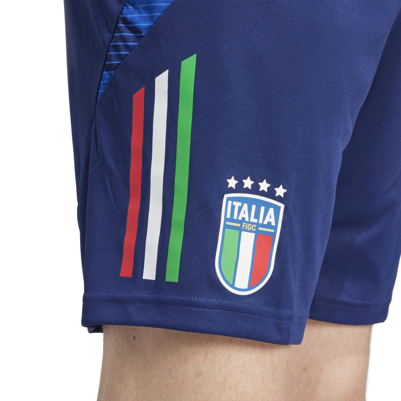 Adidas Italië Trainingsbroekje 2024-2026 Donkerblauw Blauw Goud