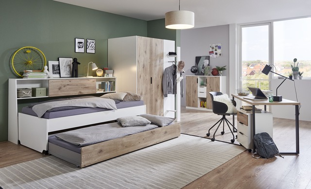 Wimex Anbauregal »Norderney Stauraum Schreibtisch desktop« Ergänzung zum Bett Norderney oder auch als Einzelstück stellbar