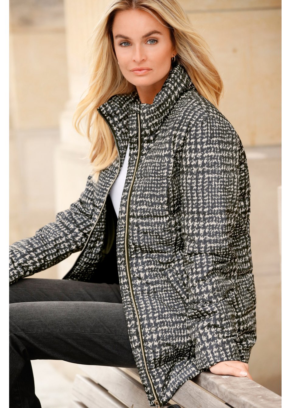 Veste matelassée longue
